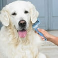 thumbnail image 2 of Pet Grooming Brush for Dogs/Cats  2 in 1 Deshedding Tool & Dematting Undercoat Rake for Mats & Tangles Removing  Reduces Shedding, 2 of 6