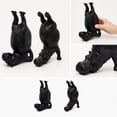 thumbnail image 5 of Hippo Bookends for Shelves, Heavy Resin Animal Book Holders for Bookshelf Home Office Desk Decor, Funny Hippopotamus Gifts for Book Lovers, 5 of 5