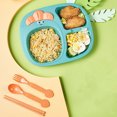 thumbnail image 3 of YAOMOBB Odor-free Cutlery Set For Food Separation Creative Radish Compartment Cutlery Set Cute Shape Dinner Plate Set, 3 of 7