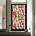 thumbnail image 4 of Wall Stickers Rainbow Floral Static Cling Window Film Removable Decal for Glass Doors No Privacy Sticker Botanical Designs for Indoor Use, 4 of 4