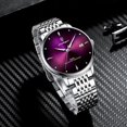 thumbnail image 3 of New waterproof luminous fashion ultra-thin design popular quartz watch for men, 3 of 11