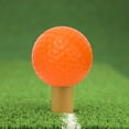 thumbnail image 3 of Peahefy 12 pcs PU Children Kids Balls Colorful Elastic Golfballs Set Training Practice Accessories, Practice Ball, 3 of 8