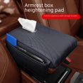 thumbnail image 2 of Almohadilla de elevación para reposabrazos de coche, funda protectora multifuncional universal, soporte avanzado para codos, accesorios centrales de lujo para coche, 2 of 5