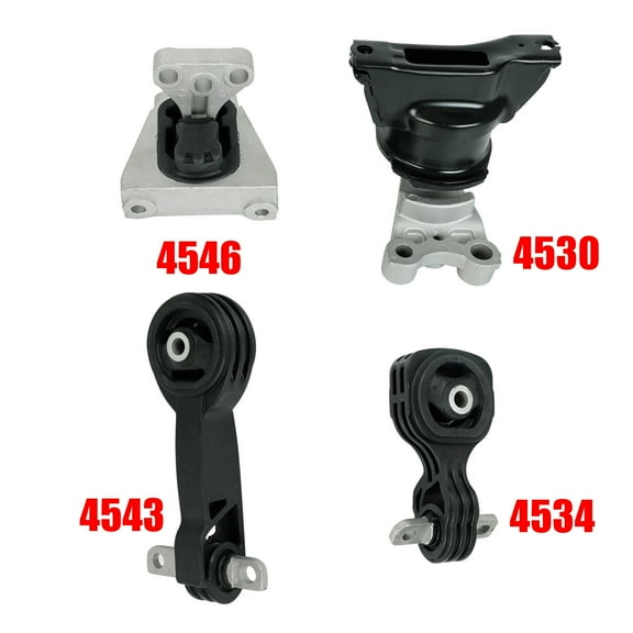 Engine Motor & Trans Mount Set Fit 06-10 Honda Civic 1.8L for Auto Transmission
