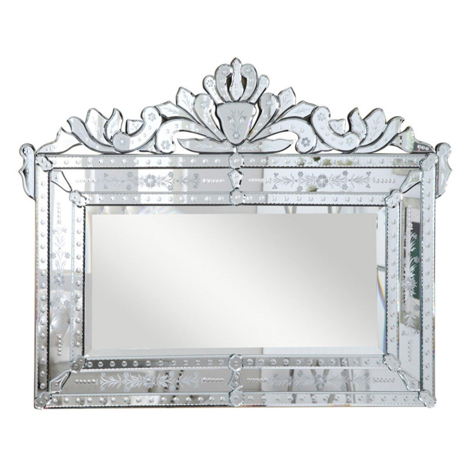 Elegant Decor Wall Mirror 42.5W x 32.3H in.