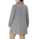 thumbnail image 3 of Abrigos de invierno para mujer de tallas grandes Agnes Orinda, con solapa, de un solo botón, abrigo elegante largo tipo trench con bolsillo 1X gris, 3 of 6