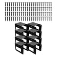 thumbnail image 4 of simhoa Support à Bois de Chauffage Extérieur Intérieur Acier Robuste pour Rangement de Bûches Intérieur Extérieur 8 Pcs, 4 of 8