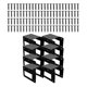 thumbnail image 4 of Estante para leña para exteriores e interiores, soporte de madera para bricolaje, estante de almacenamiento de leña para chimenea, 8 piezas, 4 of 8