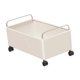 thumbnail image 5 of Carro Móvil Organizador con Ruedas para Almacenamiento Estantería Compacta para Libros Y Papelería Cesta de Juguetes en Acero Y Madera Adecuado para D Blanco L, 5 of 8