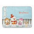 thumbnail image 1 of Carolines Treasures BB2408RUG Merry Christmas Papillon Sable & White Machine Washable Memory Foam Mat, 1 of 4