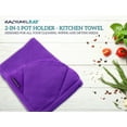 thumbnail image 2 of Rachael Ray Kitchen Towel and Oven Glove Moppine - A 2-in-1 Kitchen Towel with Pot-Holders - Lavender / Pack of 1, 2 of 8
