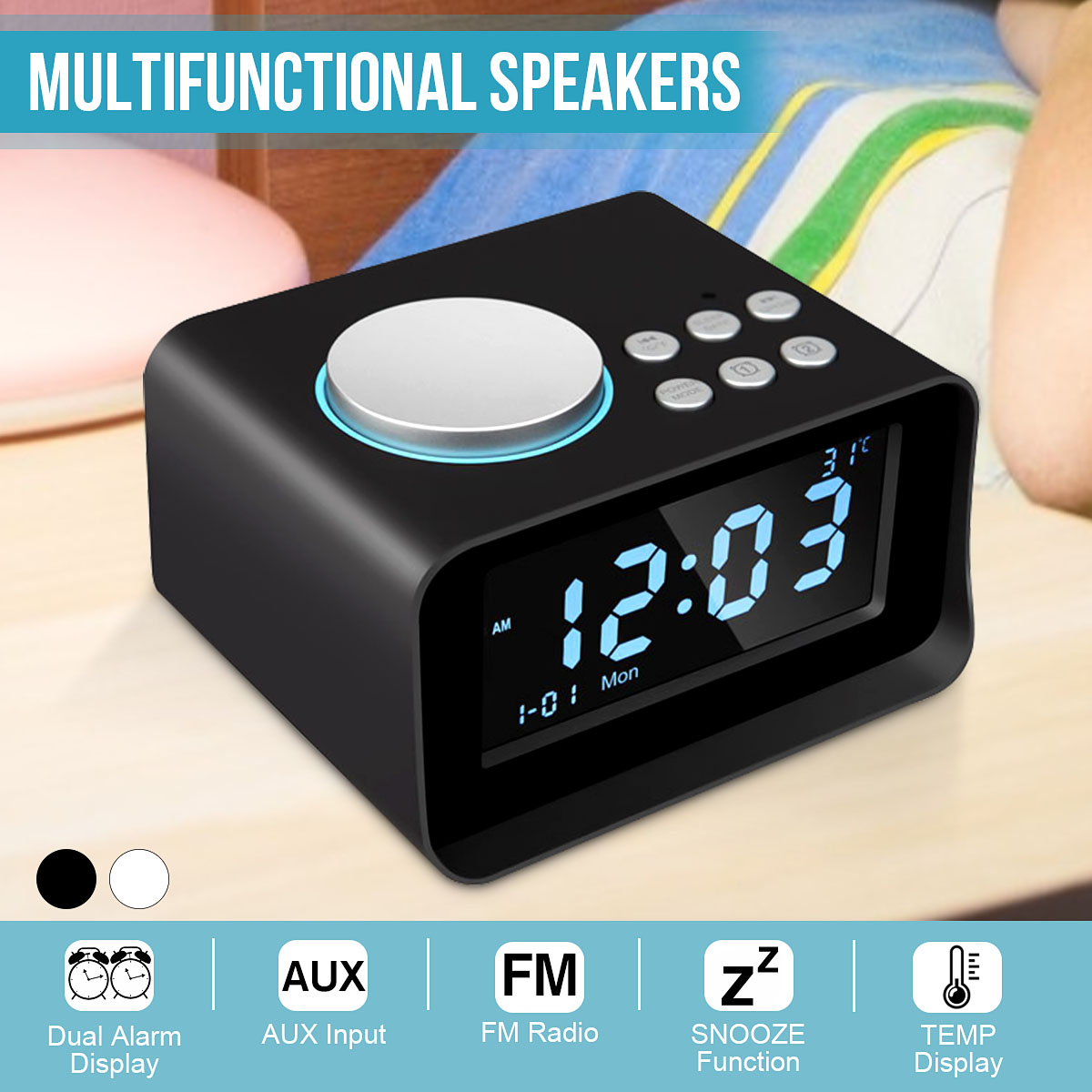 bluetooth speaker with fm radio walmart