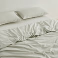 thumbnail image 3 of Great Bay Home Pima Cotton Percale Duvet Cover Set, Crisp & Cool, 2-Piece Set (Sand, Twin / Twin XL), 3 of 4