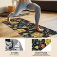 thumbnail image 4 of Pioneer Flower Floral Print Pattern Hot Yoga Mat Towel Non Slip for Hot Yoga - Quick-Drying Yoga Mat Cover with 4 Corner Pockets with Travel Bag - Hot Yoga Towel Non Slip 74"x26", 4 of 6