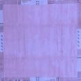 thumbnail image 1 of Ahgly Company Indoor Square Abstract Blue Modern Area Rugs, 6' Square, 1 of 4