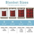 thumbnail image 5 of Kuscheln Plaid Flannel Blanket for Couch Bed Sofa, Cozy Checkered Throw Blanket for Women Men, Warm Winter Gift for Family, Soft Stylish Decorative Blanket for Home Use, 5 of 10