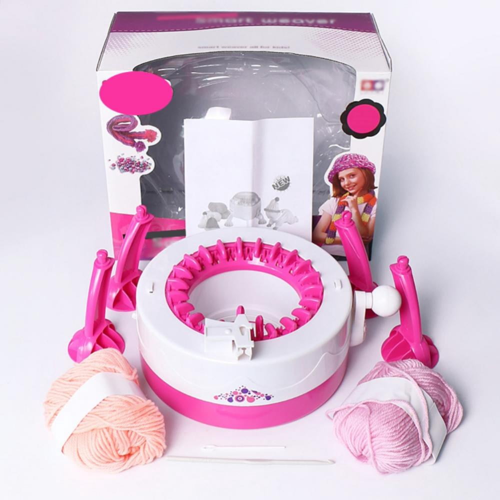 AJZIOJIRO Girls 22 Needles Knitting Machine Toys Kids Girls Toys Educational Toys Kids Games Gifts for 6-12 Year Old