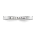 thumbnail image 5 of White Sterling Silver Ring Band Diamond Ice .08ct., 5 of 6