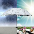 thumbnail image 3 of Parasol UV Protection Folding Umbrella Women Ombrelle Femme Flexible Summer Sun Protection Triple UV Protection Begonia Umbrella Women Parasol, 3 of 5