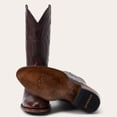 thumbnail image 6 of Men's Stetson Wyatt Smooth Ostrich Boots Handcrafted Round Toe Tobacco, 6 of 7