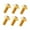 Gold, variant on Baoblaze 6Pcs Bike Disc Brake Rotor Bolts Ultralight Bike Disc Bolts Head Bike Bolts Gold