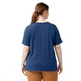 thumbnail image 4 of Dickies Women's Plus Cooling Short Sleeve Pocket T-Shirt, Dynamic Navy, 3PS, 4 of 5