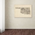thumbnail image 3 of Trademark Fine Art "Old Sheet Music Map of Oklahoma" Canvas Art by Michael Tompsett, 3 of 3