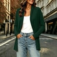 thumbnail image 4 of FchengtaiS Womens Lightweight Cardigans Long Sleeve Open Front Casual Cardigan with Pockets, 4 of 7