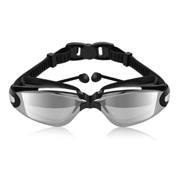 GJX Swim Goggles,Waterproof,Anti-Fog & UV Protection Goggles Swimming Adult,Nearsighted Lenses Swim Goggles,Myopia Degree of 600°