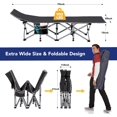 thumbnail image 5 of Nalone Folding Camping Cot, Extra Wide Thick Mattress for Adults & Kids, Camping Bed 900 LBS Heavy Duty with 3.1 Inch Thick Mattress(Grey), 5 of 7