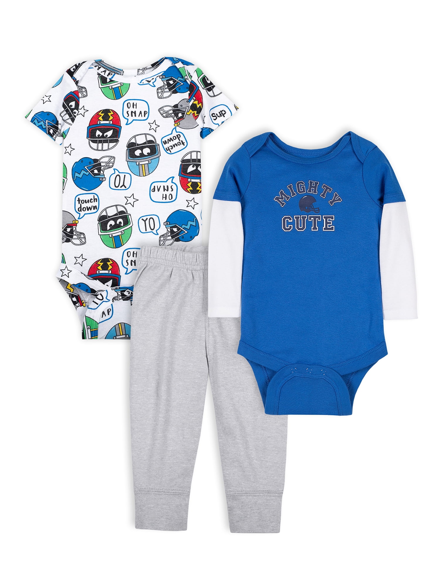 Little Star Super Combed Natural Cotton Baby Boys Short & Long Sleeve