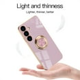 thumbnail image 6 of for Samsung Galaxy A26 5G Phone Case with Ring Holder, Galaxy A26 5G Cover, Kickstand Magnetic Plating Frame TPU Shockproof Anti-Scratch Girls Women Men Case Cover for Samsung A26 5G, Lightpurple, 6 of 9