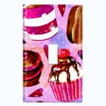 thumbnail image 2 of Metal Light Switch Wall Plate Outlet Cover (Coffee Mocha Candy Bean Toffee Swirl Cupcake Pink Polka Dots Heart - Single Toggle), 2 of 2