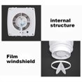 thumbnail image 2 of Scienceny Ventilador de escape para baño, ventilador de salida de 4 pulgadas, extractor de ventilación de mejora de plástico reemplazable montado en la Herramientas eléctricas Gris Scienceny  TO001498-03B, 2 of 6
