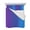 Purple, variant on Quilts Twin-XL Size Bedding Set, Purple Blue Ombre Lightweight Quilted Comforter, Modern Color Gradient Striped Soft Reversible Bedspread Coverlet with Pillow Covers for All Season, 68" x 98"