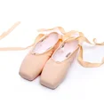 thumbnail image 5 of Adult Canvas Satin Ballet Pointe Dance Shoes Ladies Professional with Ribbons Woman Ballerina Dancing Shoe with Silicone Toe Pad (Canvas pointe shoe,44), 5 of 7