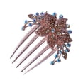 thumbnail image 2 of Peineta con diamantes de imitación, horquilla para el pelo, tocado, peine para peinado recogido, accesorios para el cabello, accesorios para el cabello para mujeres adultas, accesorios para rizador, 2 of 6