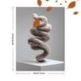 thumbnail image 3 of Abstract Spiral Fiber Sculpture Canvas Print, Wall Art for Living Room, Bedroom, Office, Hotel, Cafe, Hallway, 3 of 8
