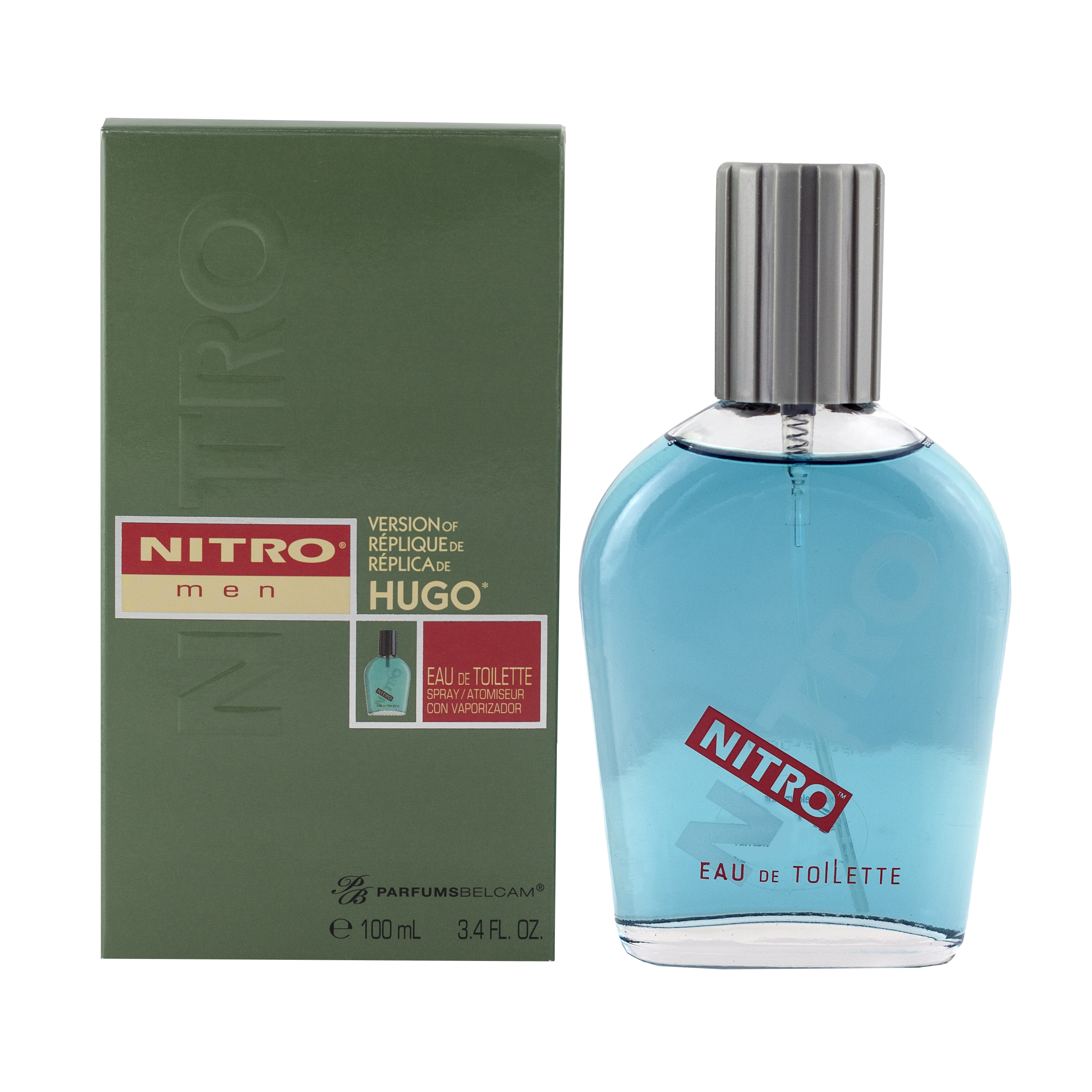 PB ParfumsBelcam Nitro version of Hugo, Eau De Toilette, Cologne for Men, 3.4 Fl oz - image 2 of 7