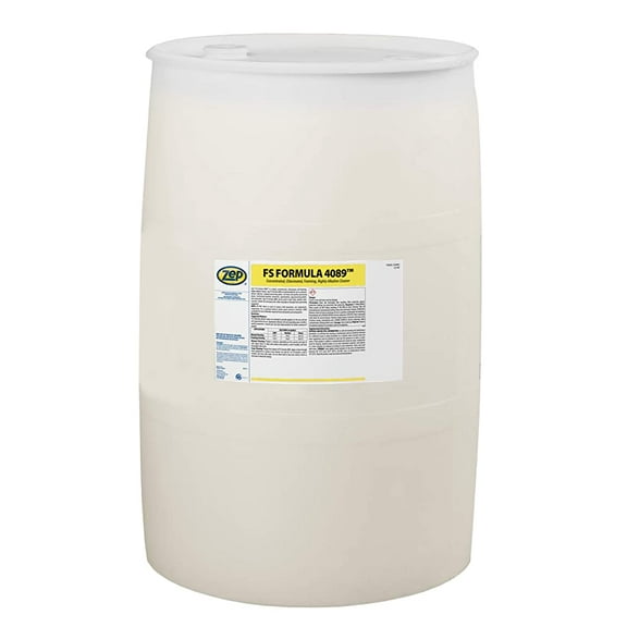 Zep FS FORMULA 4089 High Foaming Chlorinated Caustic Food Equipment Cleaner 55 Gallon 246585 (Business ONLY, Delivered VIA Truck) 1 Drum