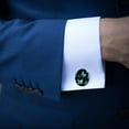 thumbnail image 3 of Butterfly Men's Stainless Steel Shirt Cufflinks for Formal Attire, Silver Jewelry, Suitable for Business and Special Occasions, 3 of 6