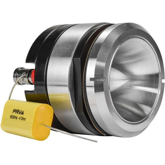 PRV Motorcycle Bullet Tweeter 2.25" Short Horn 120 Watts 4 Ohm MT2.2TWC-4 Chrome Neodymium Magnet High SPL Competition - Flush Mount Compact Design - MOTO Series (Single)