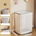 thumbnail image 2 of Portable Garment Hamper with Big Capacity and Ventilation for Freshness Clothes Sturdy PP Portable Design, 2 of 8