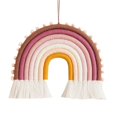 thumbnail image 1 of Colgante de pared del arco iris, decoración del arco iris, colgante de la pared del arco iris de Macrame, decoración de la guardería del bebé del arco iris, decoración de la pared de la guardería, 1 of 5