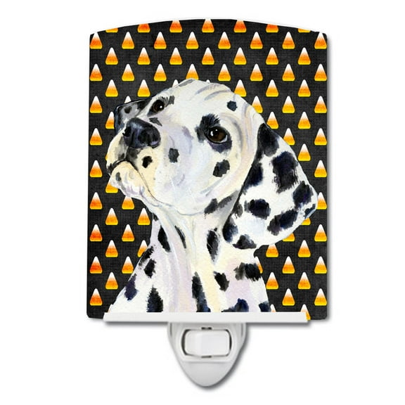 Dalmatian Halloween Portrait Ceramic Night Light