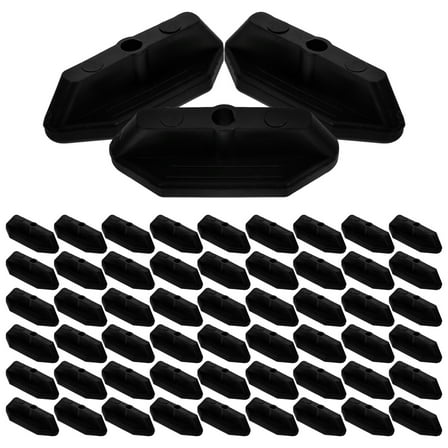 100 Pcs Composite Decking Fasteners Camo Fastening System Board Clips Spacers Black