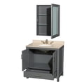 thumbnail image 2 of Wyndham Collection Wcs141436sunomed Sheffield 36" Freestanding Vanity Set - Off White, 2 of 7