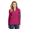 thumbnail image 1 of Chaqueta de forro polar con cierre completo para mujer Port Authority® Summit. L233 Fucsia Oscuro/ Imán Autoridad Portuaria  L233, 1 of 1