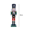 thumbnail image 4 of 3 Uds Figuras de Cascanueces Ornamento Artesanía Navidad Decoración Interior Regalos Soledad Figurita de Cascanueces, 4 of 9