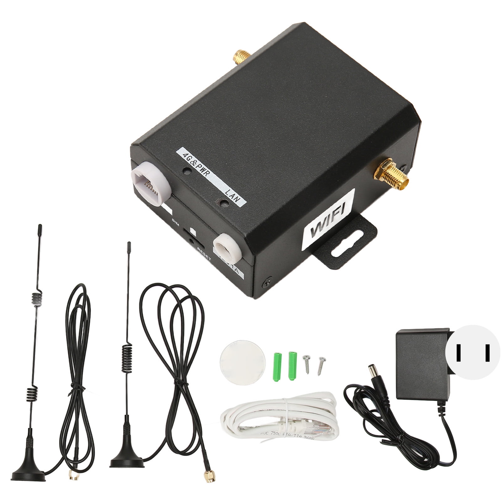 Portable 4G LTE Router With 2 Antennas, Fast 150Mbps WiFi For Up To 16 Users, Global Coverage